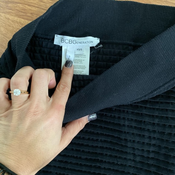 BCBG Black Bandage stretch skirt - Picture 2 of 2